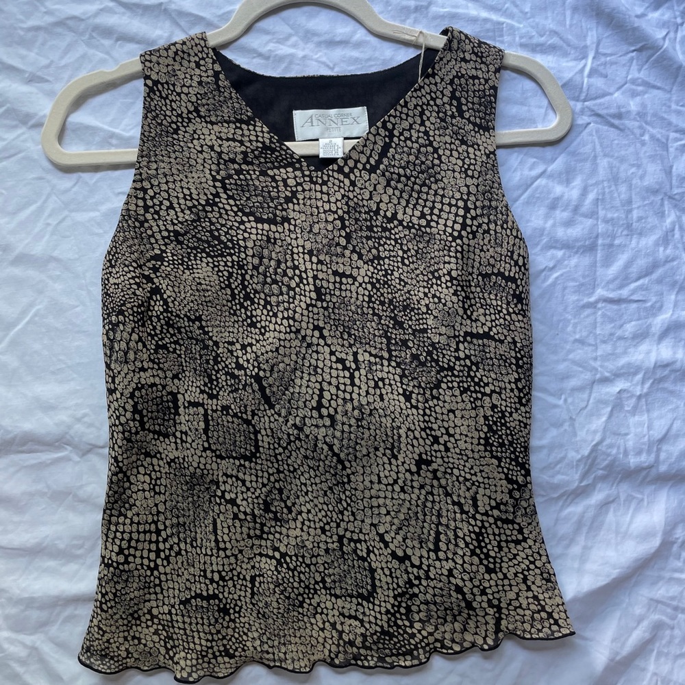 Gorgeous snake print tank